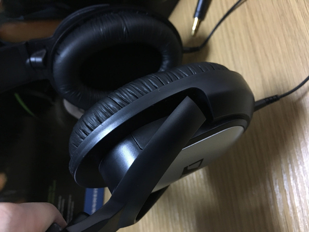 Head-mounted monitor music stereo headphones