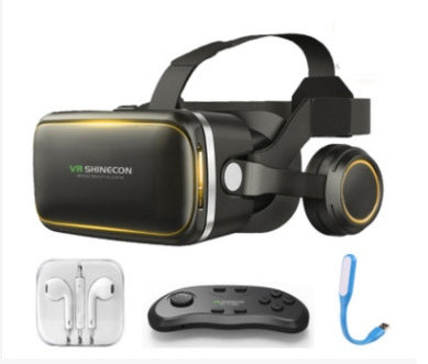 Original VR Shinecon  Gafas De Realidad Virtual 120 Fov 3D Gafas Google Carton Con Auriculares Estereo Caja Para Smartphone