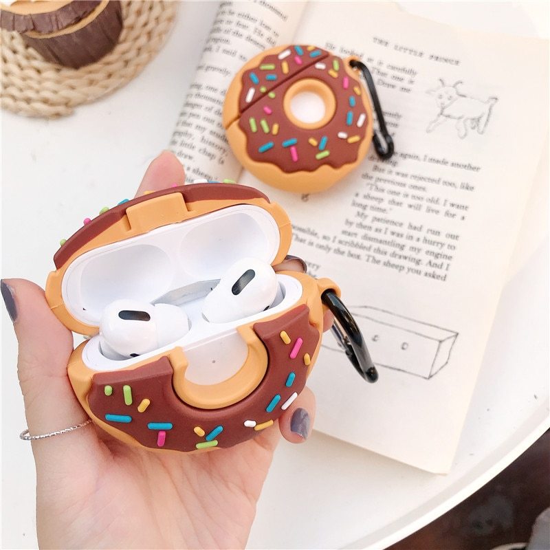 Compatible with Apple Donuts  Case  Airpods Pro Silicorn