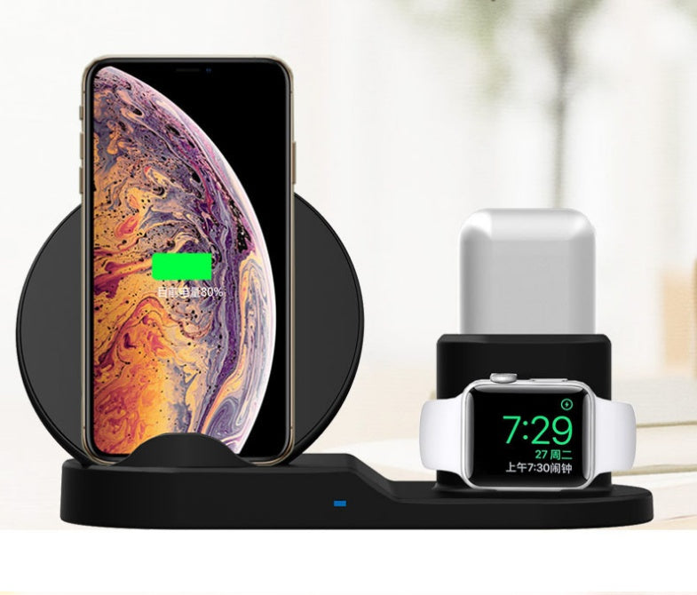 Compatible with Apple  3-in-1 Wireless Charger