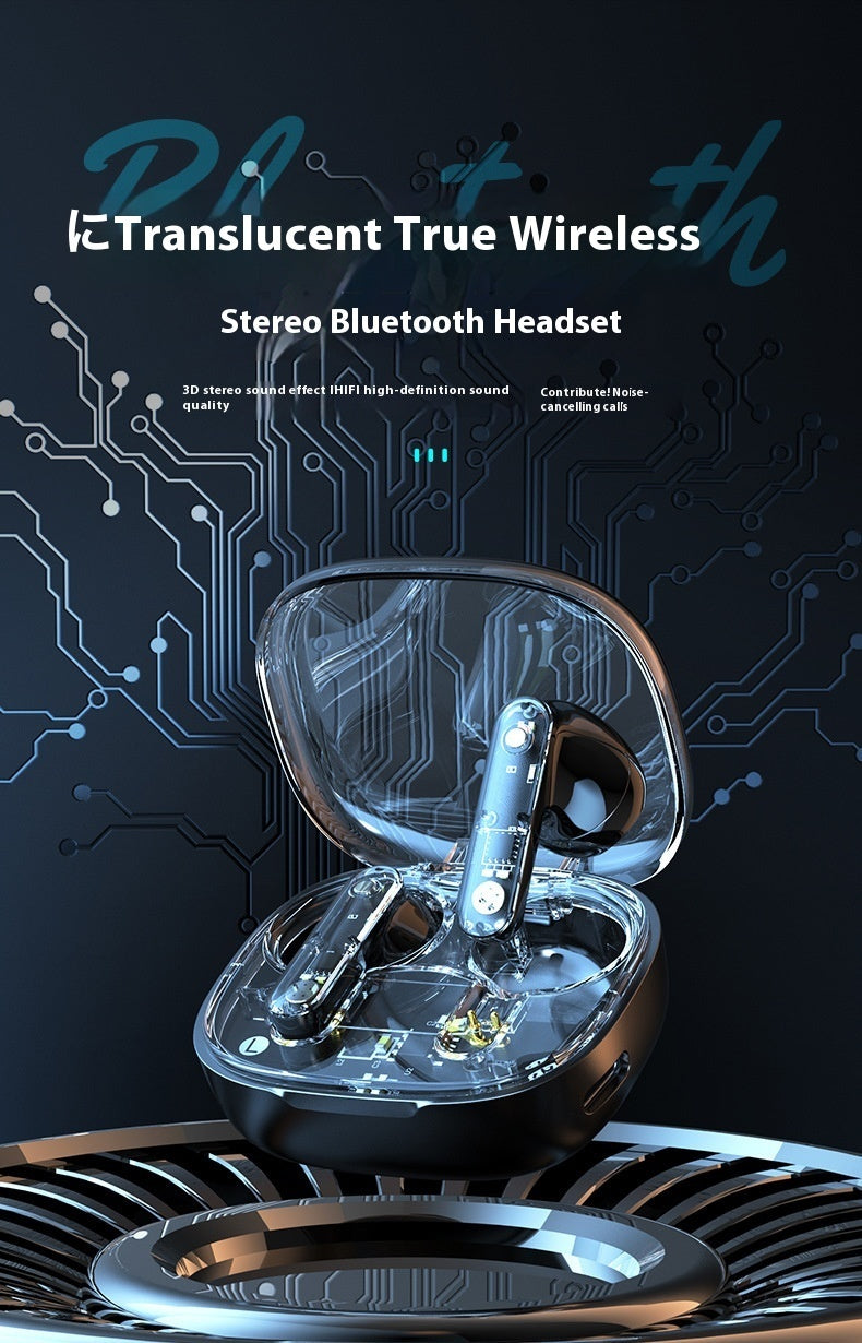 In-ear Bluetooth Headset Translucent