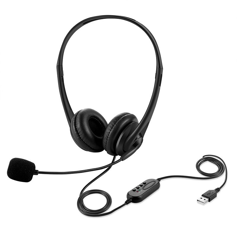 Headset Usb Computer Headset Microphone Network Class Training Guest